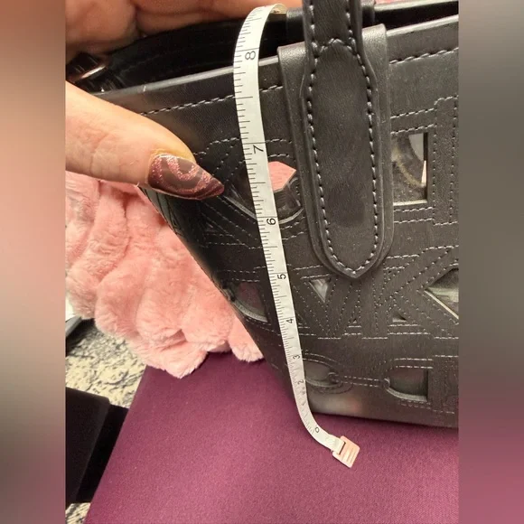 Michael Kors Black Cutout Tote - Picture 7 of 7